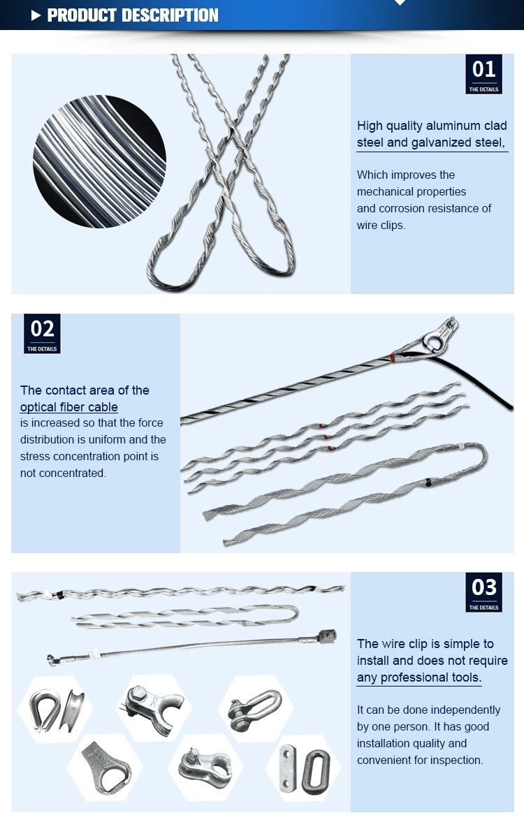 Preformed Armor Rod Fittings application,ｄｒｏｐ cable/adss opgw cable accessories，Preformed Armor Rod for ADSS OPGW assembly installation